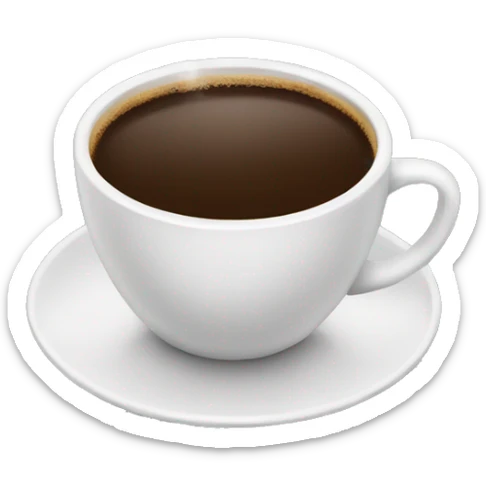 Coffee sticker