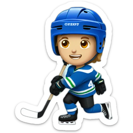 Hockey sticker