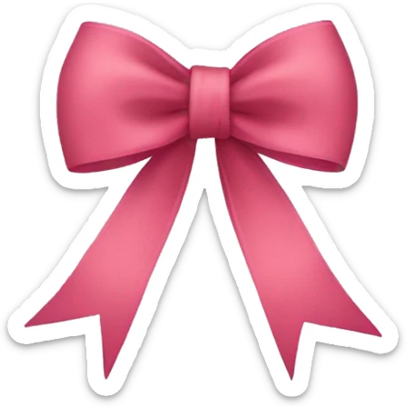 Coquette bow sticker