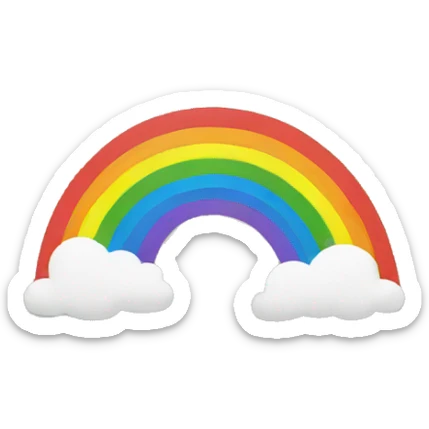 Rainbow sticker