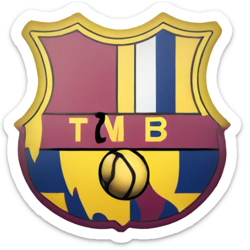 Barcelona logo sticker