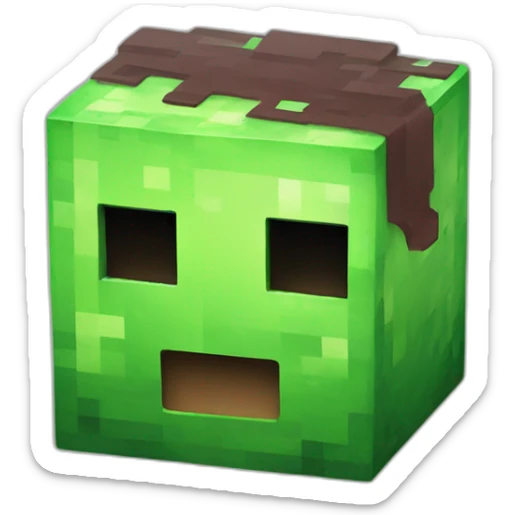 Minecraft slime sticker