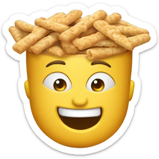 mi serve una barretta ai cereali , dove in primo piano ci sia solo la barretta senza nessuno dietro  sticker