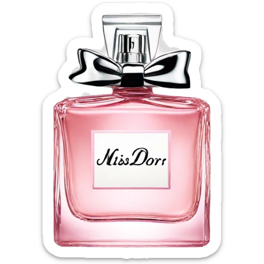Miss dior perfume sticker