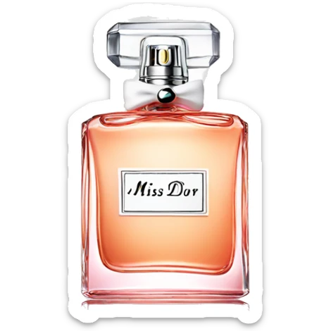 Miss dior perfume sticker