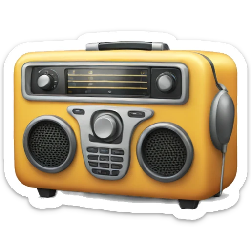 radio sticker