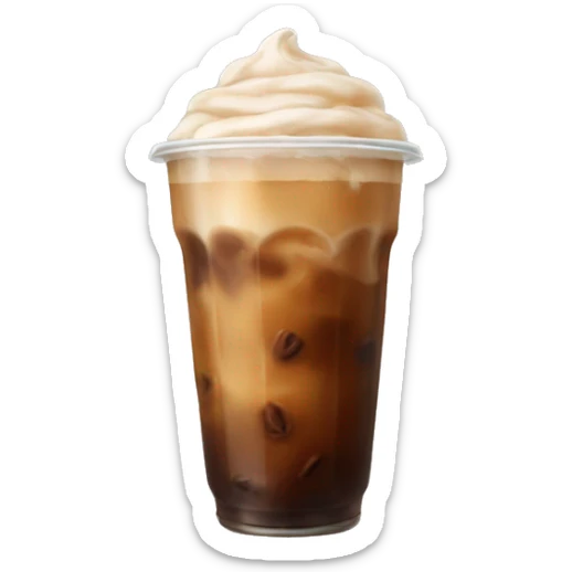 iced coffee sticker