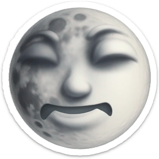 Moon  sticker