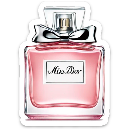 Miss dior perfume sticker