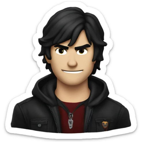 Hazme un emoji de Damon Salvatore de Crónica vampíricas  sticker
