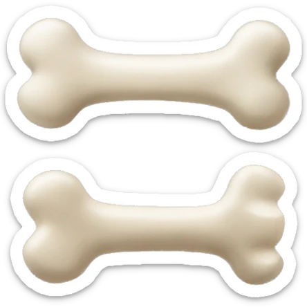 dog bone sticker