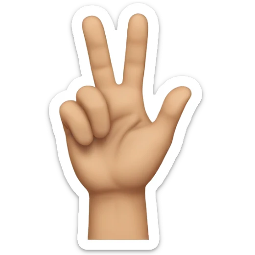 Yvl handsign sticker