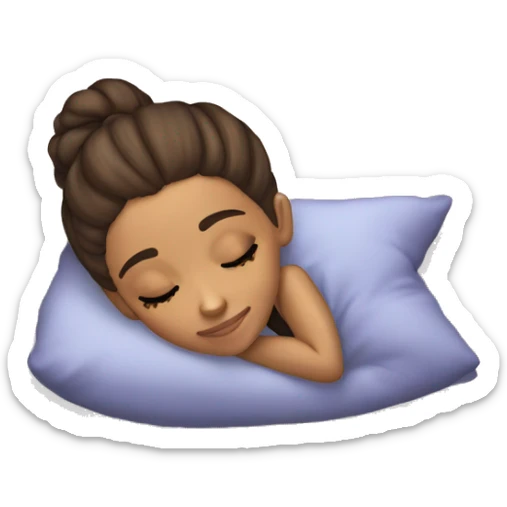 Ariana Grande sleeping sticker