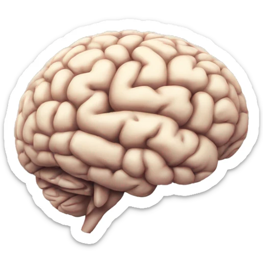Brain sticker