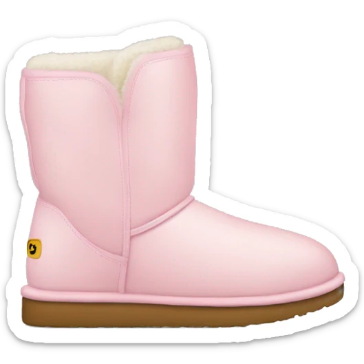 light pink uggs sticker