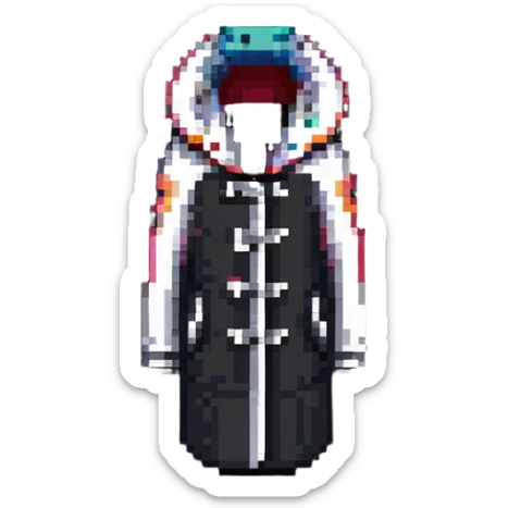 women's coat sticker