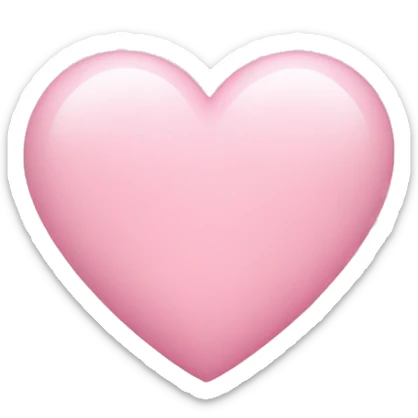 Baby pink heart sticker