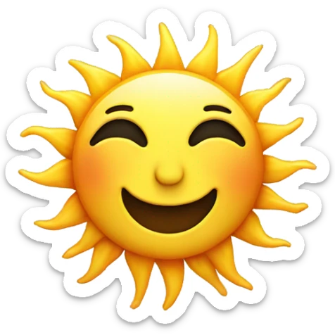 Sun sticker