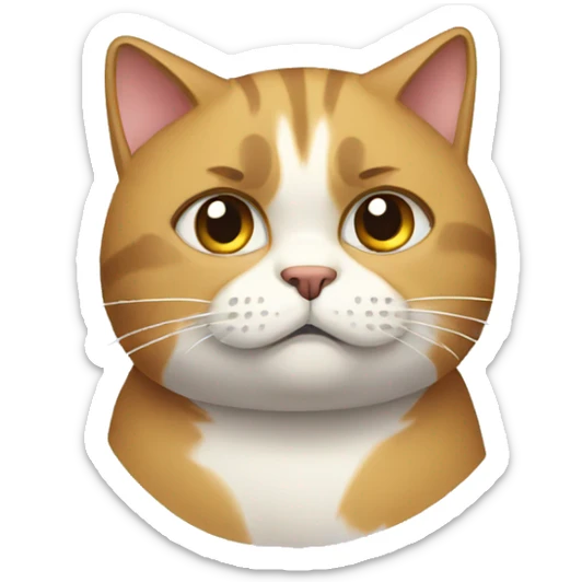 Cat triste sticker
