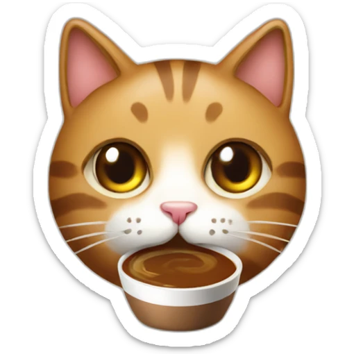 coffee-cat sticker
