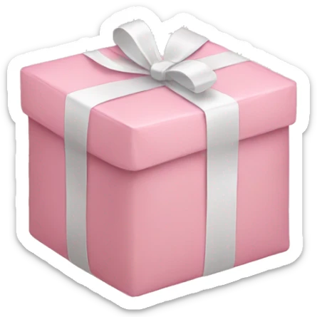 light pink package sticker