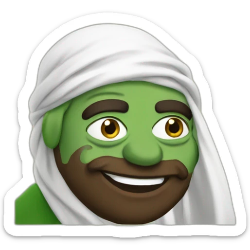 muslim pepe sticker