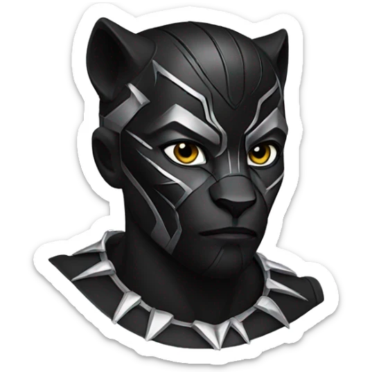 Black panther  sticker