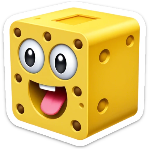 Spongy speaker box bfdi sticker