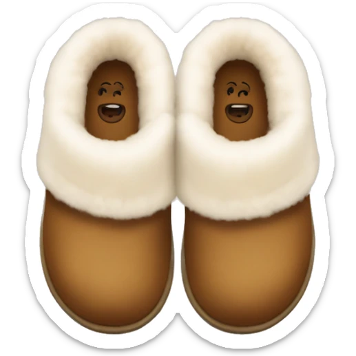 ugg slippers sticker