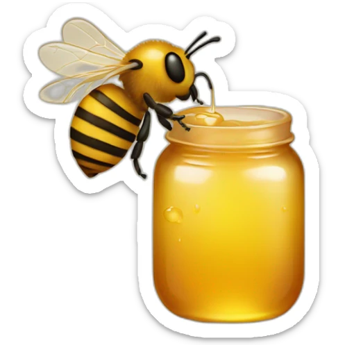 Honey sticker