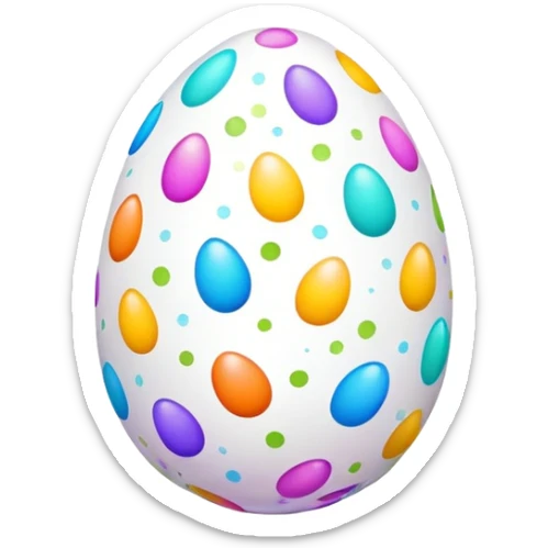 easter egg sticker