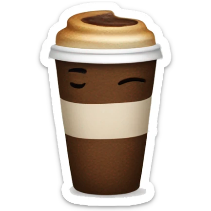 Coffee sticker