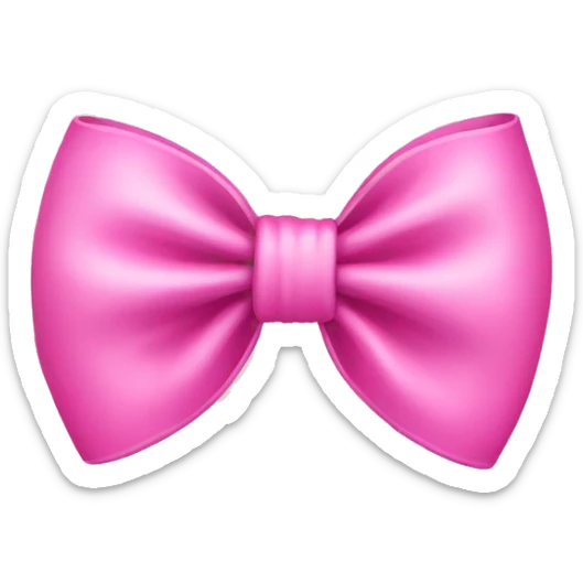 Pink bow  sticker