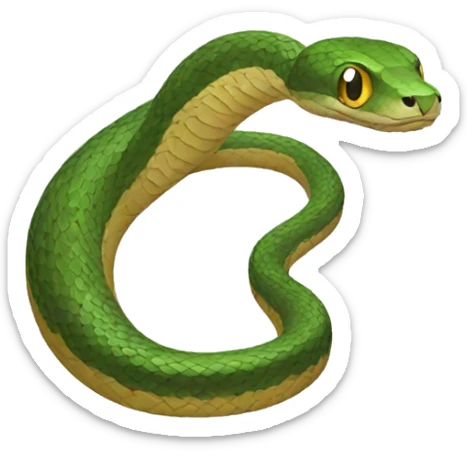 Snake sticker
