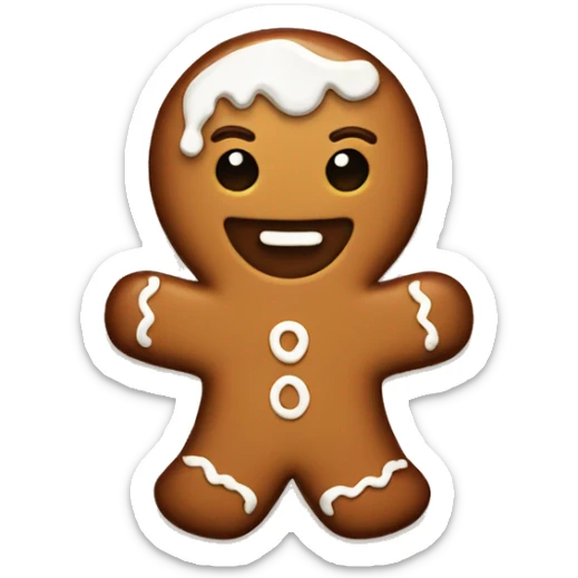 gingerbread sticker