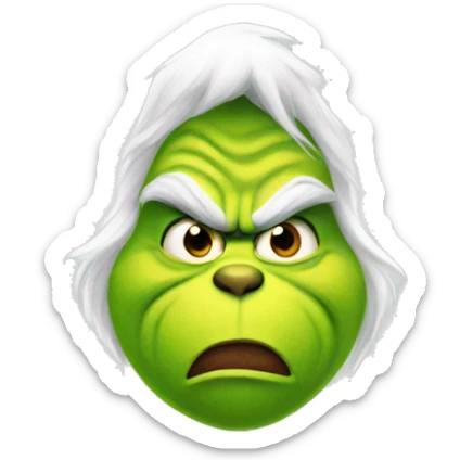 grinch sticker