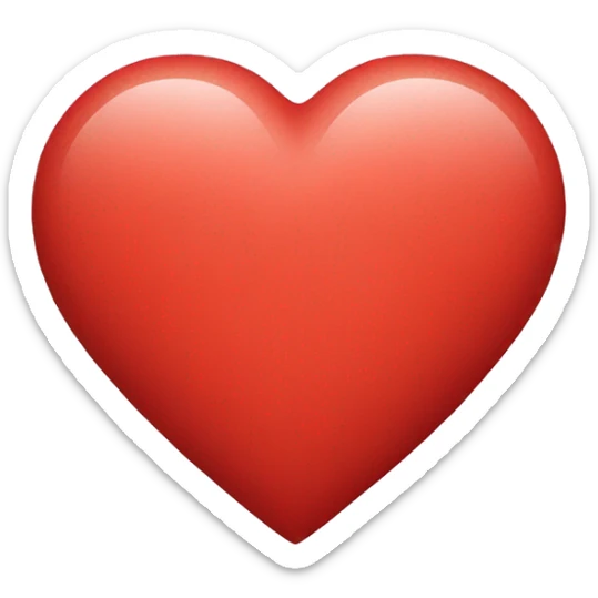 Love heart sticker