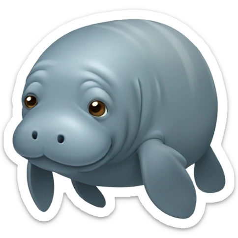 Manatee sticker