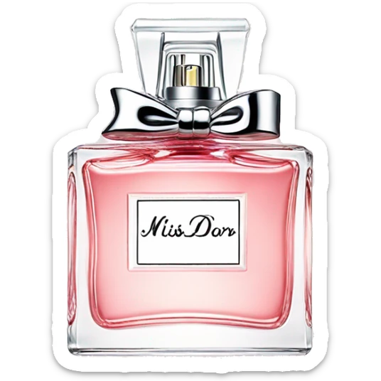 Miss dior perfume sticker