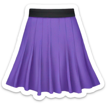 violet skirt sticker