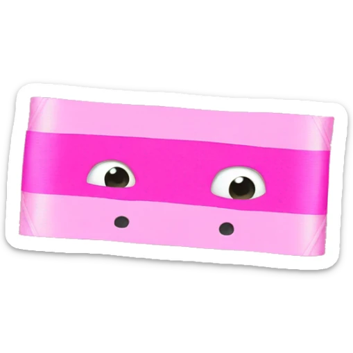 pink tape sticker