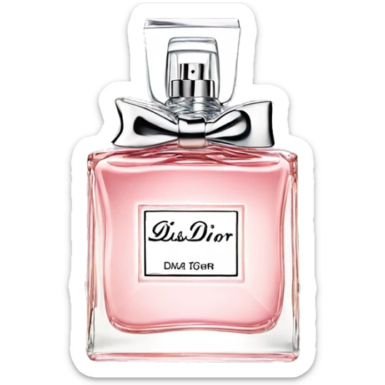Miss dior perfume sticker