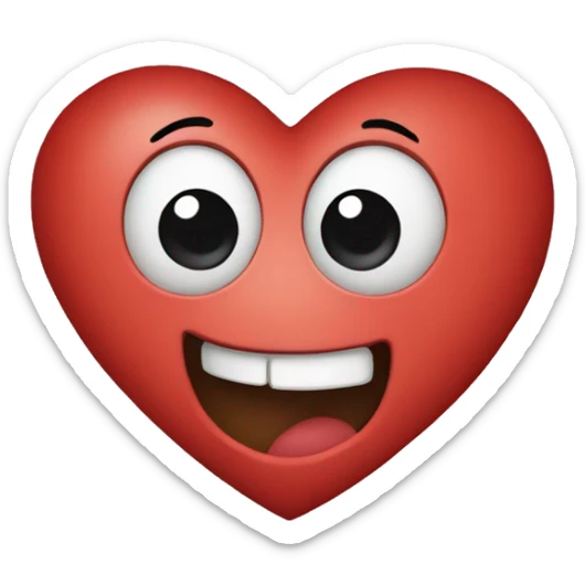 Heart sticker
