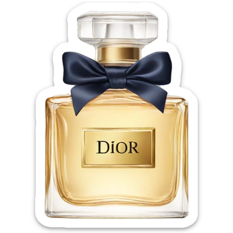 Dior parfum sticker