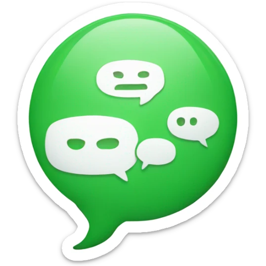 chat icon bubble sticker