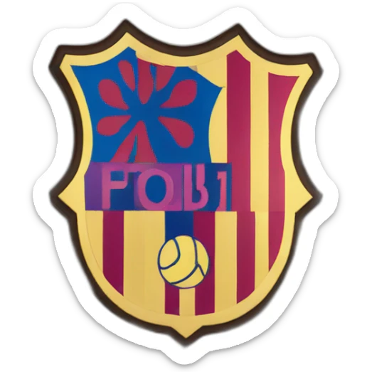 Barcelona  logo sticker