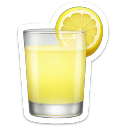 lemon juice sticker
