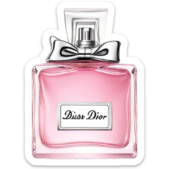 Miss dior perfume sticker