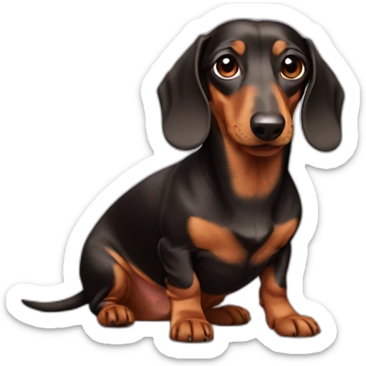dachshund sticker