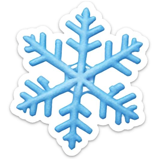 snowflake  sticker